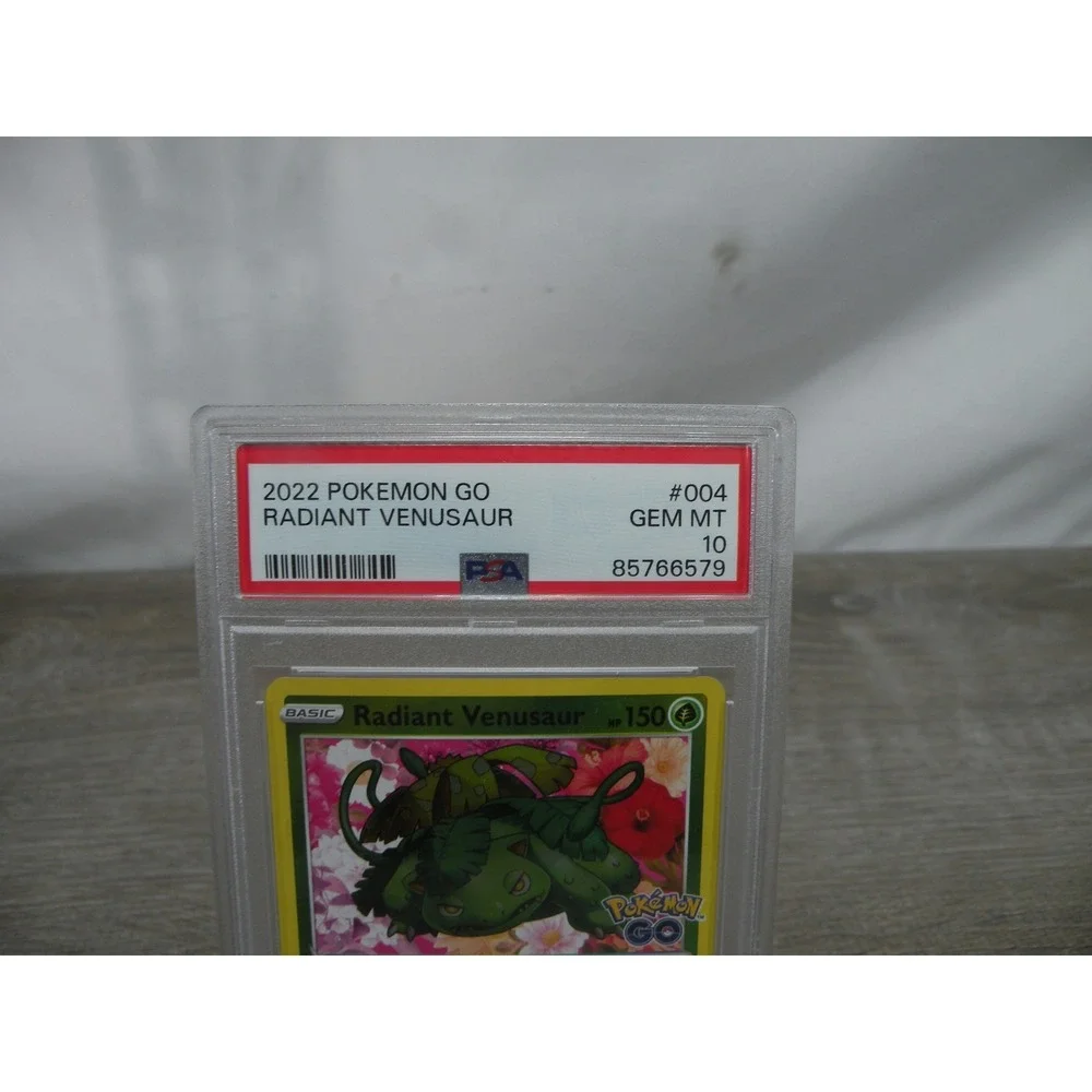 2022 Pokemon GO Radiant Venusaur #004 PSA 10 GEM MT Holo
